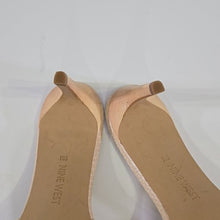 Load image into Gallery viewer, Nine West Size 9 Crocodile Print Sling Back Sandals
