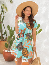 Load image into Gallery viewer, Dress - BBPro Drawstring Printed Mini Dress - 5 Color Options
