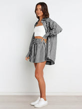 Load image into Gallery viewer, Sets - BBPro Collection Pinstriped Shorts Set
