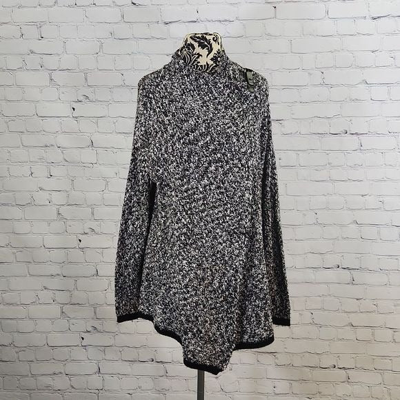 Ellen Tracy Long Sleeve Cape Sweater