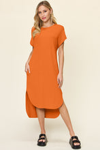 Load image into Gallery viewer, Dress - Double Midi T-Shirt - 2 Color Options
