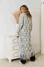 Load image into Gallery viewer, Top - Multicolored Open Front Fringe Hem Cardigan - 6 Color Options
