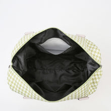 Load image into Gallery viewer, Bags - Houndstooth Canvas Travel Bag
