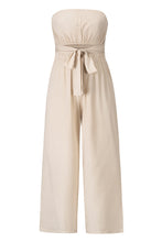 Load image into Gallery viewer, Jumpsuit - BBPro Tied Cutout Tube Top Jumpsuit
