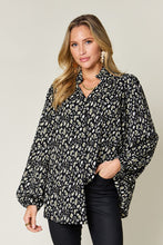 Load image into Gallery viewer, Top - Double Take Leopard Long Sleeve Blouse
