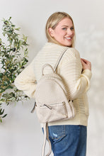 Load image into Gallery viewer, Bag - SHOMICO PU Leather Woven Backpack - Medium
