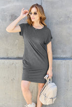 Load image into Gallery viewer, Dress - Basic Bae T-Shirt Dress with Pockets
