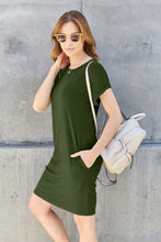 Load image into Gallery viewer, Dress - Basic Bae T-Shirt Dress with Pockets
