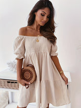 Load image into Gallery viewer, Dress - BBPro Ruffled Off-Shoulder Dress - 7 Colors
