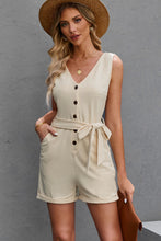 Load image into Gallery viewer, Romper - BBPro Belted Sleeveless Romper
