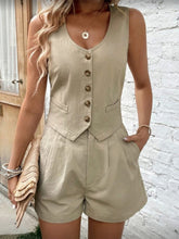 Load image into Gallery viewer, Sets - BBPro Scoop Neck Sleeveless Vest and Shorts Set
