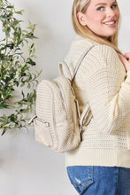 Load image into Gallery viewer, Bag - SHOMICO PU Leather Woven Backpack - Medium
