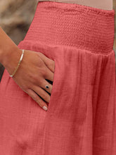 Load image into Gallery viewer, Jeans/Pants - BBPro Smocked Waist Wide-Leg Pants
