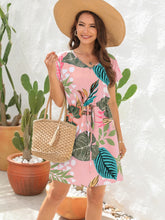Load image into Gallery viewer, Dress - BBPro Drawstring Printed Mini Dress - 5 Color Options
