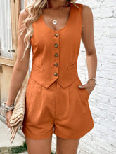 Load image into Gallery viewer, Sets - BBPro Scoop Neck Sleeveless Vest and Shorts Set
