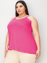 Load image into Gallery viewer, Top - Basic Bae V-Neck Lace Trim Cami
