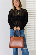 Load image into Gallery viewer, Bag - David Jones Texture PU Leather Handbag
