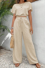 Load image into Gallery viewer, Set - BBPro Round Neck Short Sleeve Top and Pants Set
