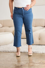 Load image into Gallery viewer, Jeans/Pants - RFM Chloe High Waist Raw Hem Jeans - Blue Slate
