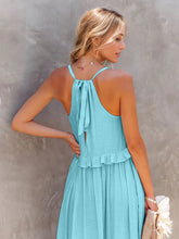 Load image into Gallery viewer, Dress - BBPro Ruffled Tiered Maxi Dress with Pockets
