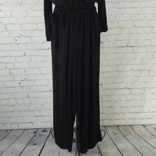 Load image into Gallery viewer, Emma &amp; Michelle Size M Black 3/4 Sleeve Jumpsuit
