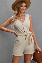 Load image into Gallery viewer, Romper - BBPro Belted Sleeveless Romper
