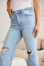 Load image into Gallery viewer, Jeans/Pants - RFM High Waist Raw Hem Distressed Jeans
