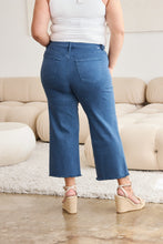 Load image into Gallery viewer, Jeans/Pants - RFM Chloe High Waist Raw Hem Jeans - Blue Slate
