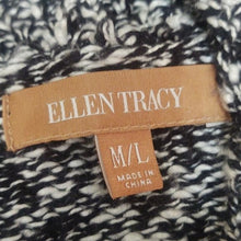 Load image into Gallery viewer, Ellen Tracy Long Sleeve Cape Sweater
