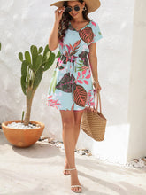 Load image into Gallery viewer, Dress - BBPro Drawstring Printed Mini Dress - 5 Color Options

