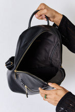 Load image into Gallery viewer, Bag - David Jones PU Leather Backpack - Black

