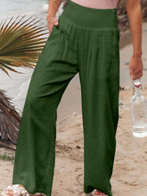 Load image into Gallery viewer, Jeans/Pants - BBPro Smocked Waist Wide-Leg Pants
