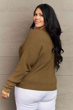 Load image into Gallery viewer, Top - Button Down Cardigan in Olive
