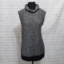 Load image into Gallery viewer, LOFT Size Medium Sleeveless Turtleneck Tunic Sweater
