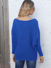 Load image into Gallery viewer, Top - Horizontal Ribbing Dolman Sleeve Sweater - 5 Color Options
