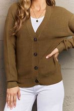 Load image into Gallery viewer, Top - Button Down Cardigan in Olive
