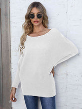 Load image into Gallery viewer, Top - Horizontal Ribbing Dolman Sleeve Sweater - 5 Color Options
