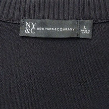 Load image into Gallery viewer, New York and Company Size Large Belted Argyle Tunic Sweater
