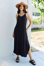 Load image into Gallery viewer, Dress - Ninexis Good Energy Side Slit Maxi Dress - Black
