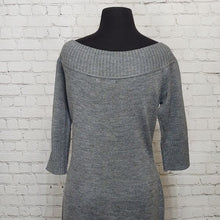 Load image into Gallery viewer, New York and Company Medium Heather Gray Sweater Dress
