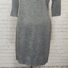 Load image into Gallery viewer, New York and Company Medium Heather Gray Sweater Dress
