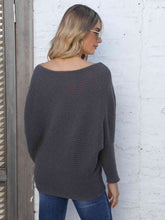 Load image into Gallery viewer, Top - Horizontal Ribbing Dolman Sleeve Sweater - 5 Color Options
