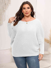 Load image into Gallery viewer, Top - Boat Neck Batwing Sleeve Sweater - 4 Color Options
