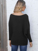 Load image into Gallery viewer, Top - Horizontal Ribbing Dolman Sleeve Sweater - 5 Color Options
