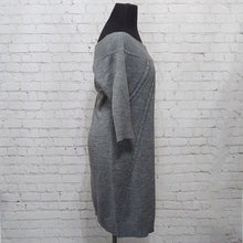 Load image into Gallery viewer, New York and Company Medium Heather Gray Sweater Dress
