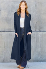 Load image into Gallery viewer, Top - Open Front Long Sleeve Maxi Cardigan - 5 Color Options
