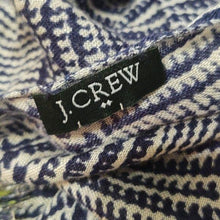 Load image into Gallery viewer, J. Crew Blue and White Scarf
