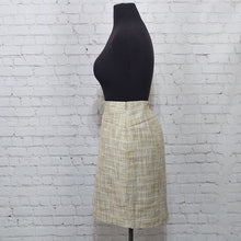 Load image into Gallery viewer, The Limited Size 10 Tweed Pencil Mini Skirt
