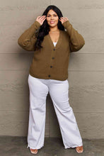 Load image into Gallery viewer, Top - Button Down Cardigan in Olive
