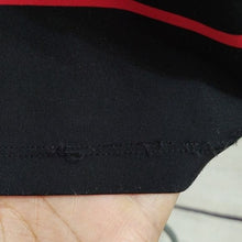 Load image into Gallery viewer, Liz Claiborne Size Medium Black, Red and White 3/4 Sleeve Shift Dress
